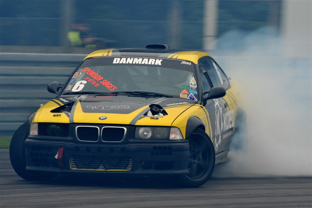 Selv om han ikke nåede finalen, kunne Jimmi Hansen sikre sig den samlede sejr i Dansk Drifting Serie